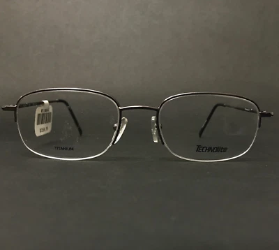 Marcos de gafas Technolite TL518 GM gris metalizado medio borde ovalado 52-19-140 Foto 1 de 4