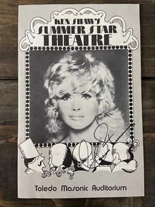 Connie Stevens signed handsigniert Theaterprogramm 1974 Vintage - Bild 1 von 8