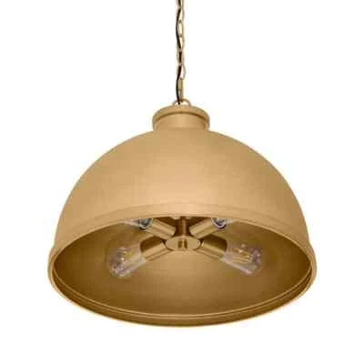 Hampton Bay Tallulah 4-Light Gold Pendant Hanging Light Kitchen Pendant Lighting - Image 1 of 4