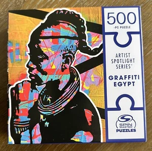 Artist Spotlight Series Graffiti Egypt Spin Master 500pc Puzzle “NEW” - Picture 1 of 2