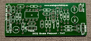 Przedwzmacniacz basowy 3EQ - gitara PCB zrób to sam - Zdjęcie 1 z 2