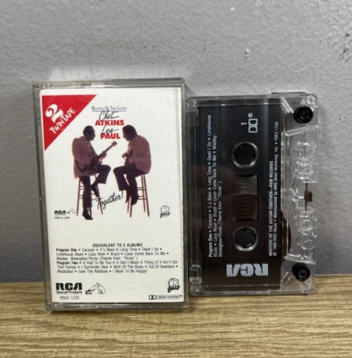 CHET ATKINS & LES PAUL - Together - Masters of the Guitar - Cassette Tape - EX - Image 1 of 3