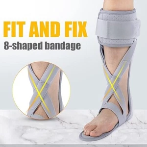 AFO Foot Drop Brace Schiene Sprunggelenkorthese Sehne und Wadendehnung rechts groß - Bild 1 von 4