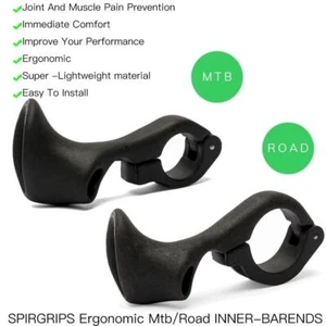 SPIRGRIPS Design Ergonomico Bici da Strada Interno Mountain Bike Manubrio Ciclismo - Foto 1 di 26