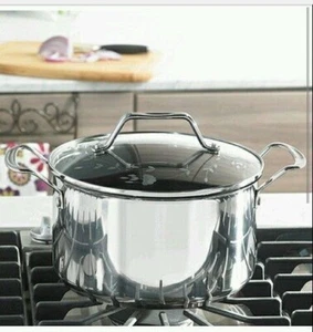 Princess House acero inoxidable antiadherente 6 cuartos Horno holandés 6975 ¡Nuevo! - Imagen 1 de 2