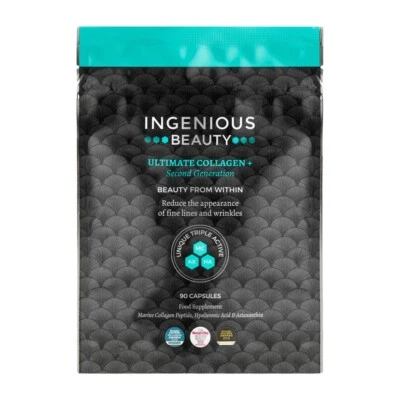Ingenious Ultimate Marine Collagen+ Second Generation 90 Capsules 30Day Supply