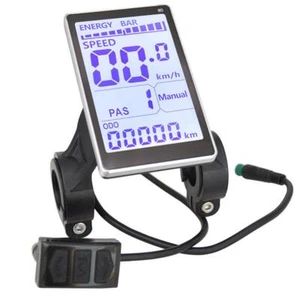 Elektrofahrrad Geschwindigkeitsmesser M5 LCD Display Panel Bildschirm 24V 36V 48V Ebike Co ~ - Bild 1 von 9