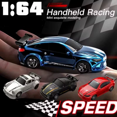 1/64 RC Car KF20 2.4G Remote Control Drift Car 4WD Racing Model Vehicle Toys - Image 1 of 4