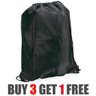 Nylon Drawstring Rucksack Bag For School Gym Ballet PE Books Coloured Backpack