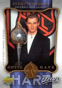 2006-07 Upper Deck MVP Gotta Have Hart #HH11 Sergei Fedorov
