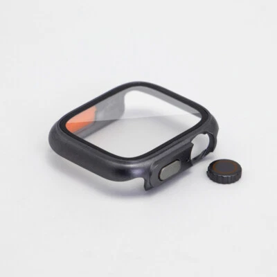 For Apple Watch 1-11 42/46/45mm Change To Ultra Cover Crown PC Protective Case - Image 1 of 4