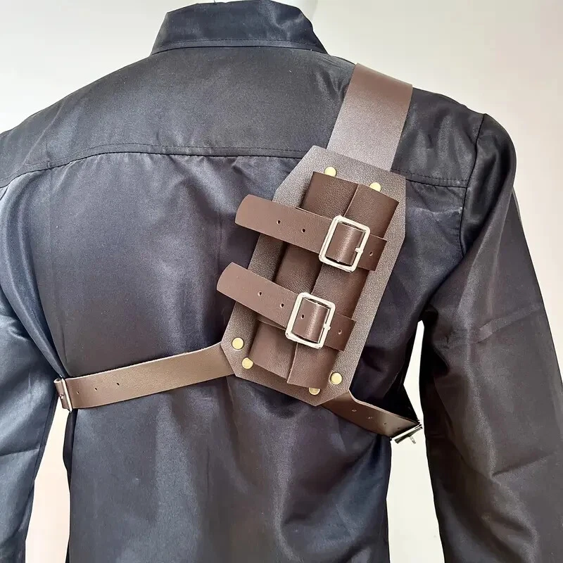 1pc Renaissance Viking Sword Sheath - Durable PU Leather, Intricately Detailed M - Image 1 of 2