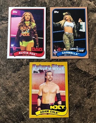 2018 Topps Heritage WWE - Base, Bronze & Gold (YOU PICK) - Image 1 of 2