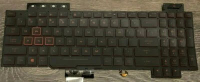 Asus TUF FX505 FX505GD FX505GE FX505GM FX86 BACKLIT LAPTOP KEYBOARD KEYS KEYCAPS - Image 1 of 4