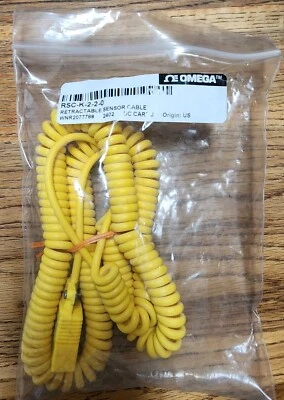 Omega RSC-K-2-2-0 Retractable Sensor Cable, Spring Coiled - Image 1 of 4