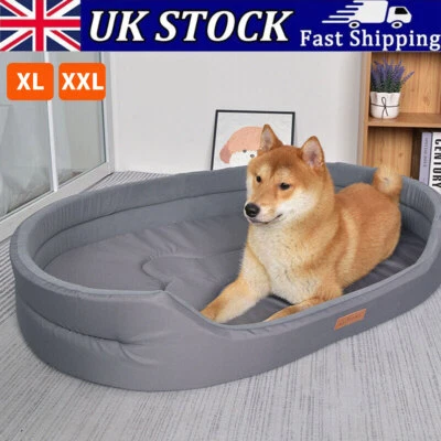 Dog Bed Cat Pet Washable Cushion Extra Large Puppy Mattress Soft Warm Calming UK - Image 1 of 4