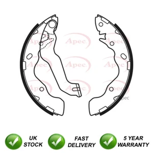 Brake Shoes Set Rear SJR Fits Hyundai Matrix Accent 1.3 1.5 CRDi 1.6 1.8 - Picture 1 of 2