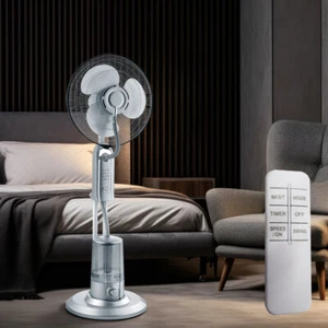 Standventilator Raumkühler Fernbedienung Luftbefeuchter Timer Kühler H 127 cm - Bild 1 von 12