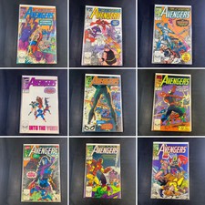 (Lot Of 9) The Avengers No. 311, 312, 313, 314, 315, 317, 318, 326, 349 Marvel
