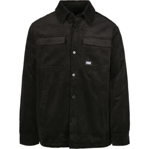 Urban Classics Corduroy Shirt Jacket Cotton Corduroy Turn-Down Collar Cuff - Picture 1 of 20