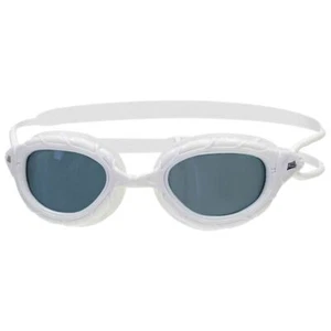 Zoggs Predator Swimming Goggles - White - Smoked Lens - Small Profile Fit - Picture 1 of 1