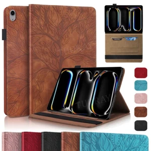 For 2024 iPad Air 11" 13" /Air/7/8/9/10th Folio Case Flip Leather Stand Cover - Picture 1 of 43