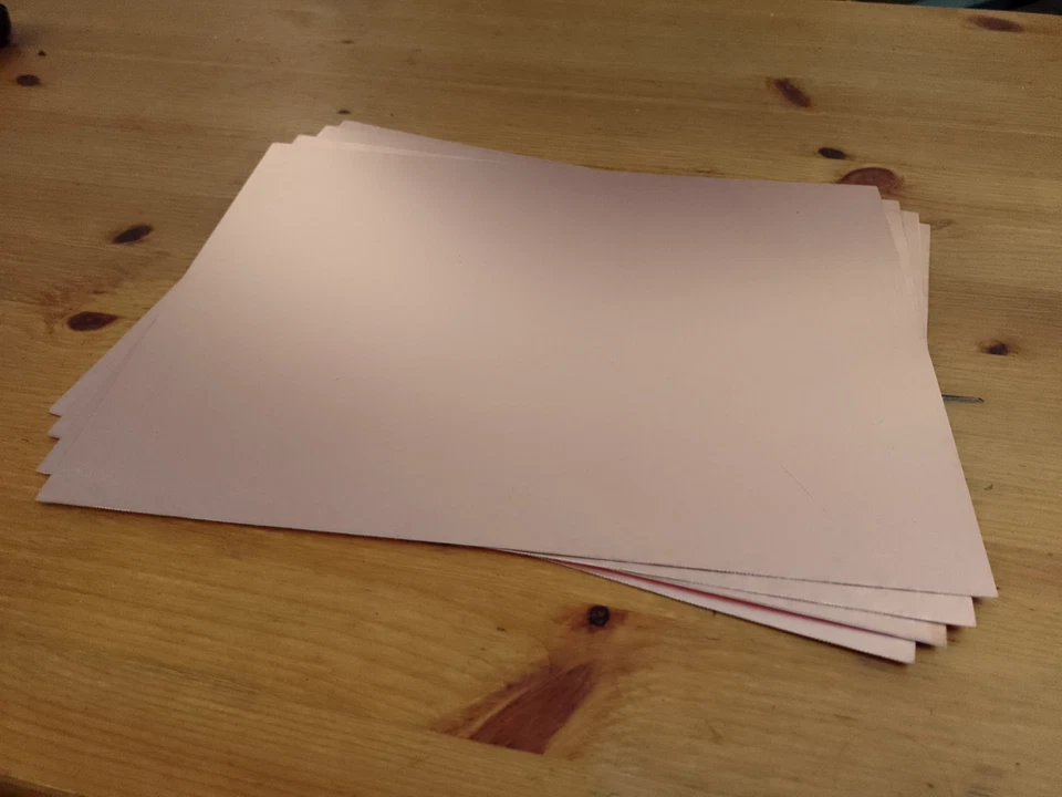 FR4 305x230x0.8mm Double Sided Copper Clad Laminate (DS Fibre Glass PCB FR-4) - Image 1 of 1