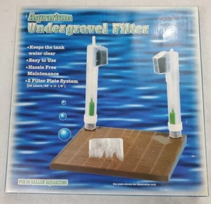 20 Gal Undergravel Aquarium Filter 2 Plate System Aquarium Outfitters - Picture 1 of 4
