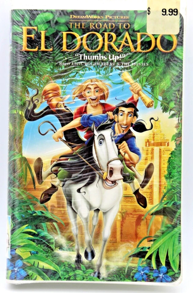 The Road to El Dorado, Dreamworks VHS, 2000, Clam Shell NEW Factory Sealed - Image 1 of 4