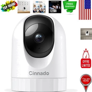 All-In-One 2K Indoor Camera with Motion Alerts, 360° View & Alexa Compatibility - Picture 1 of 11
