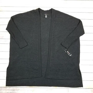 NWT Style & Co Womens M Black Open Cardigan Sweater MSRP $55 - Picture 1 of 8