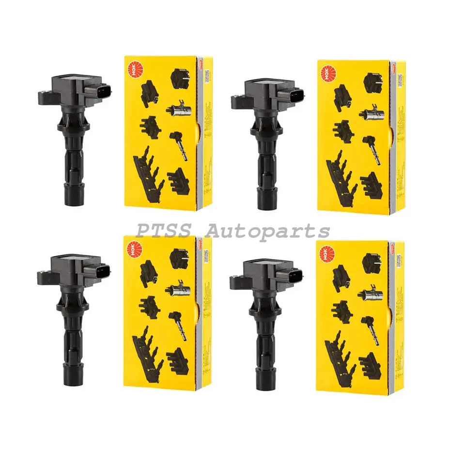 4件装原始设备制造商NGK点火线圈L3G2-18-100B适用于马自达3 Sport 6 CX-7 MX-5 2.0L L4 — 第 1/4 张图片