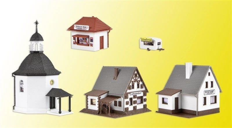 Vollmer 47613 N Christmas Village Kit - Image 1 of 1