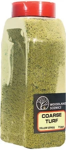 Woodland Scenics Model Railroad Landscape Coarse Turf Shaker Yellow Grass - Picture 1 of 3