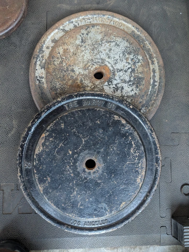 Винтажные коллекционные стандартные веса Marcy Los Angeles трудно найти  - Изображение 1 из 1