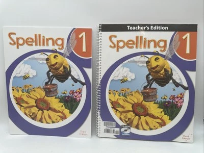 Bob Jones Spelling 1 Student WorkText & Teacher Edition (3rd Edition) 1st Grade - Image 1 of 4