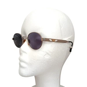 Emporio Armani Vintage 1990s Eagle Logo Round Sunglasses 023 S 871 S 135 - Rare  - Picture 1 of 13