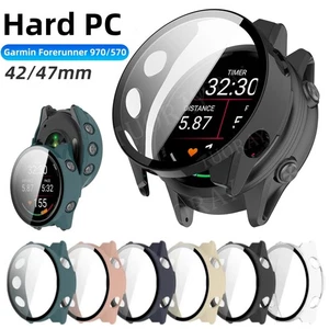 Funda protectora rígida de pantalla completa para PC Garmin Forerunner 970 570 42 mm/47 mm - Imagen 1 de 40
