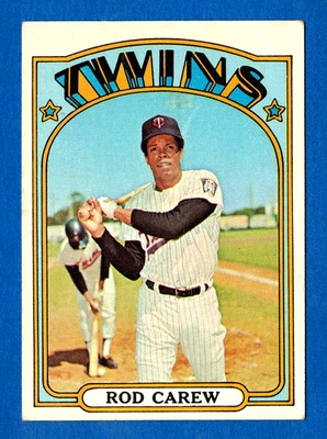 Rod Carew Minnesota Twins 1972 Topps #695 número alto -- en muy buen estado/ex Foto 1 de 2