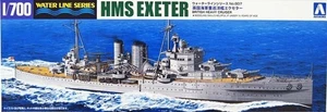 Aoshima 06754 WL807 1/700 Scale Model Kit WWII British Heavy Cruiser HMS Exeter - Picture 1 of 2