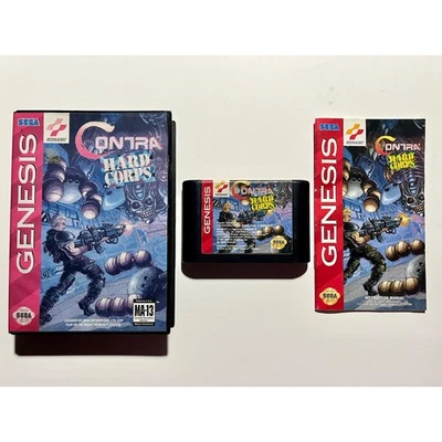 Contra Hard Corps (Sega Genesis) Complete CIB Authentic Works🔥 - Image 1 of 4