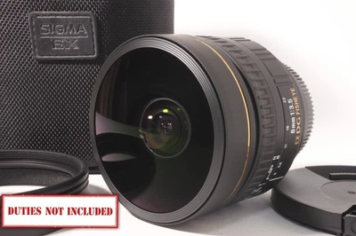 [MINT w/Case] Sigma 8mm f/3.5 EX DG Fisheye AF Lens for Nikon From JAPAN - Image 1 of 4