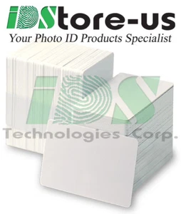 200 Blank White Composite 60/40 PVC Cards, CR80, 30 Mil, GQ, Credit Card size - Picture 1 of 5