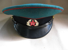 Vintage Cap Hat Border guard Soviet USSR Military Uniform Size 53 XXS Red Army