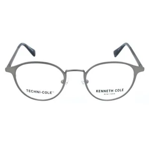 Kenneth Cole KC0324 009 Matte Gunmetal Round Metal Eyeglasses Frame 49-21-145 - Picture 1 of 2