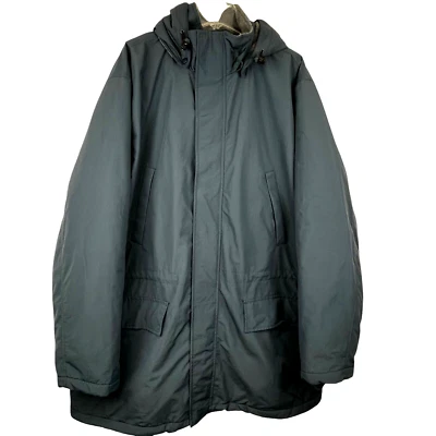 Lands’s End Squall Parka Jacket Men’s XXL 50-52 Detach Hood Insulated Waterproof - Image 1 of 4