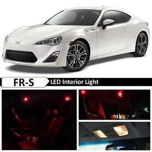 Paquete de 6 luces LED interiores rojas se adapta a Scion FR-S FRS 86 Toyota 86 GT 2013-2019 - Imagen 1 de 12
