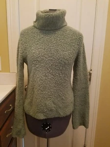 J Crew Damen Rollkragenpullover Medium getragen grün  - Bild 1 von 5