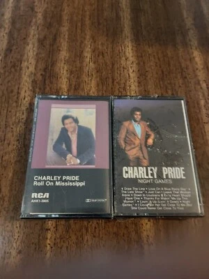 2 Vintage Factory sealed,Night Games&Roll On MISS Charlie Pride (Cassette, 1983) - Image 1 of 2