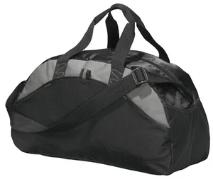 Port Authority BG1070 Unisex Polyester Canvas Adjustable Medium Contrast Duffel - Picture 1 of 7